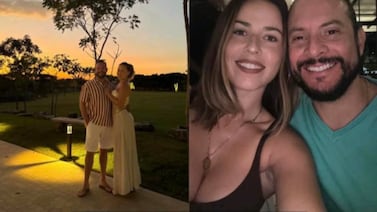 Yiyo Alfaro y su novia presumen a sus dos hijos