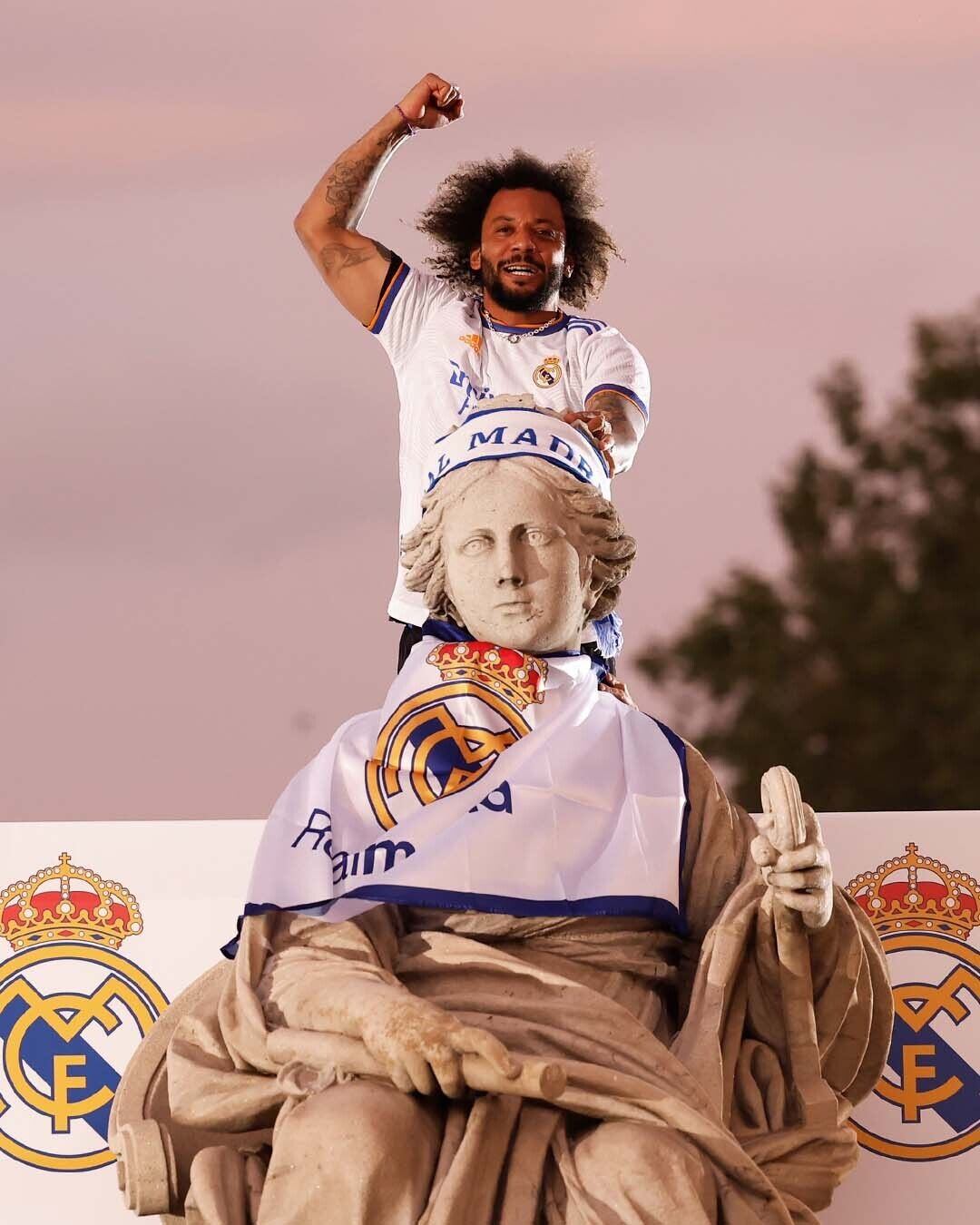 Marcelo lo ganó todo con el Real Madrid