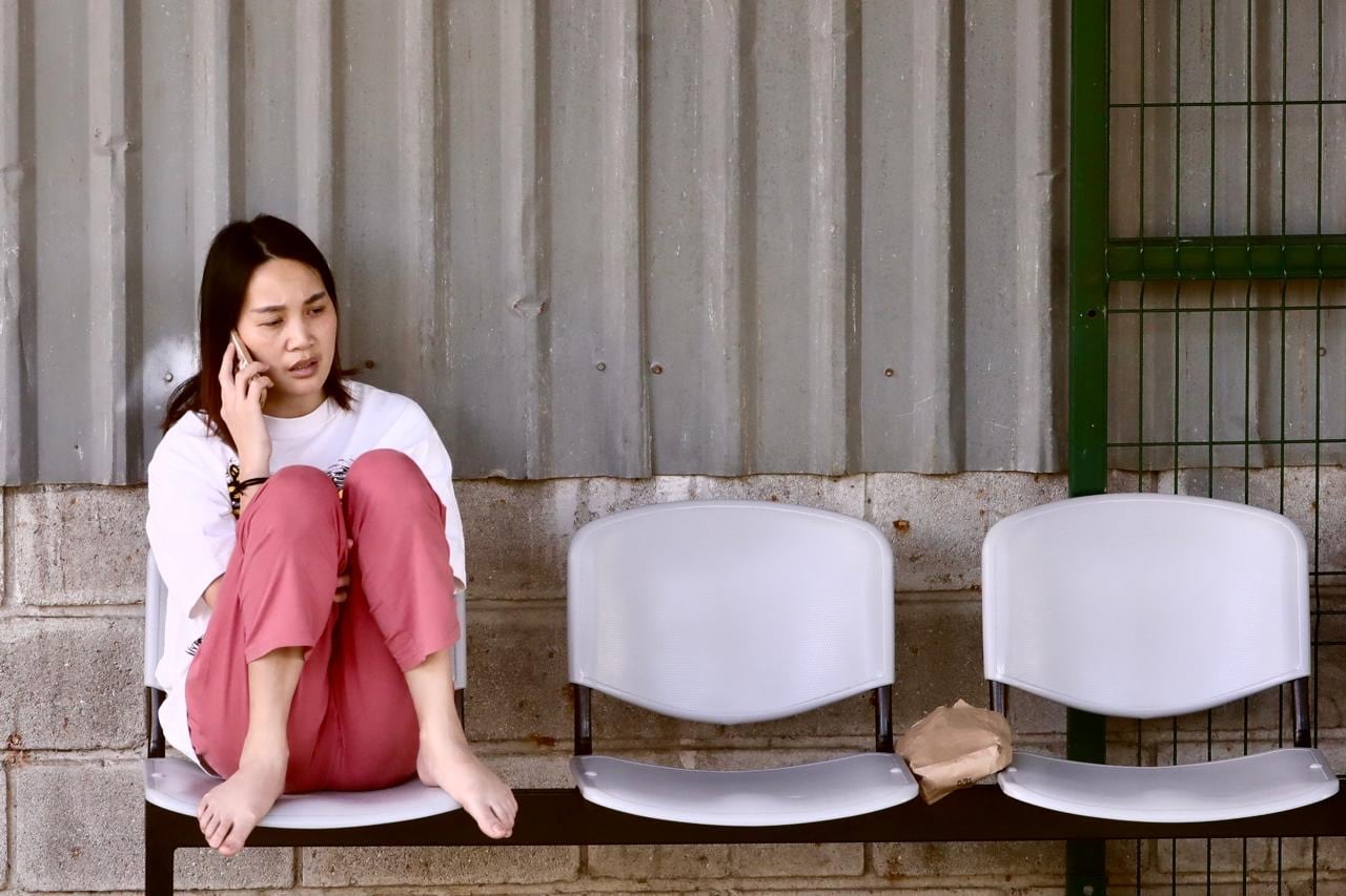 21/02/2025, Puntarenas, Ciudad Neilly, en el centro de Migración CATEM Centro de Atención a Migrantes en Ciudad Nelly Corredores de Puntarenas se encuentran los migrantes deportados de los Estados Unidos.