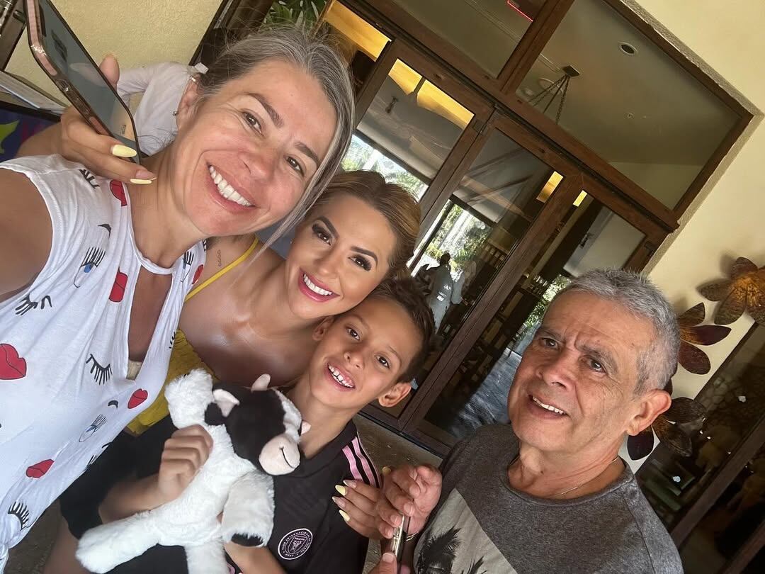 Keyla Sánchez, presentadora de canal 7.