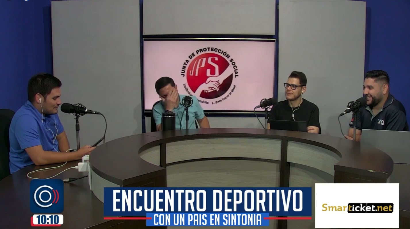 El comentario de José Carlos Ríos (izquierda) trajo las risas en el programa Encuentro Deportivo.