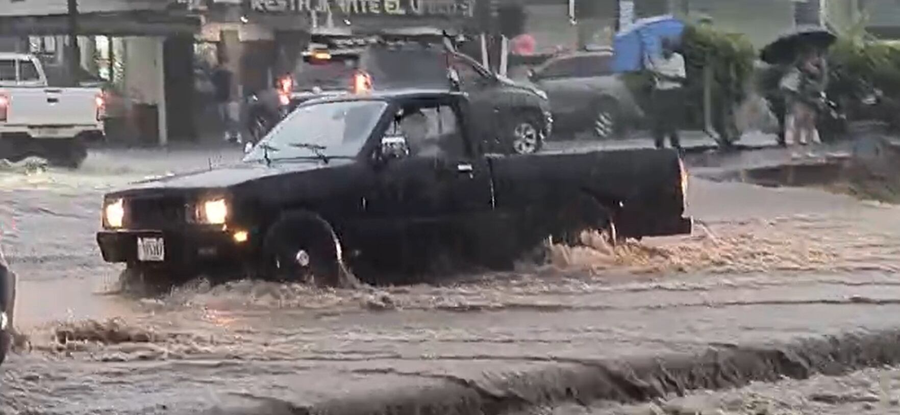 Inundaciones en Guápiles. Foto CNE.