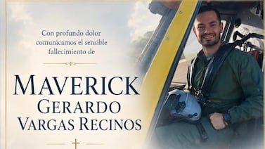 Así despedirán a Maverick Vargas, el piloto recién casado que murió en tragedia aérea en Sarapiquí