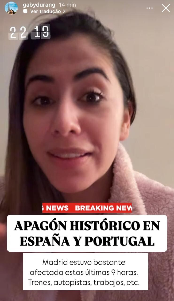 Los periodistas Gabriela Durán y Kevin Barrantes, exfiguras de Teletica, contaron cuál fue el mayor miedo que tuvieron en medio del apagón eléctrico que, sorpresivamente, dejó a oscuras a España, Portugal y parte de Francia, este lunes.