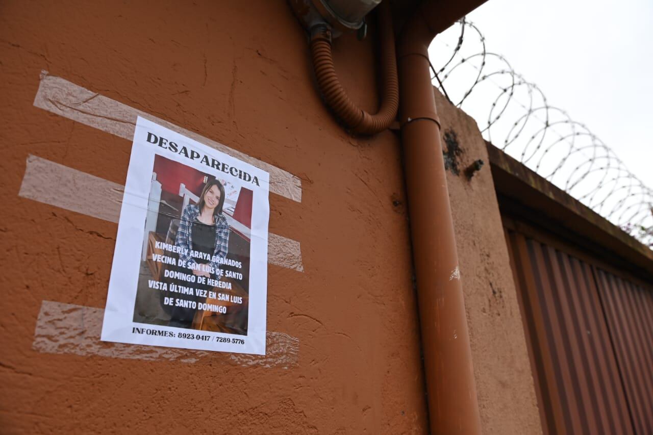 Kimberly Araya, joven mamá desaparecida. Foto Albert Marín.