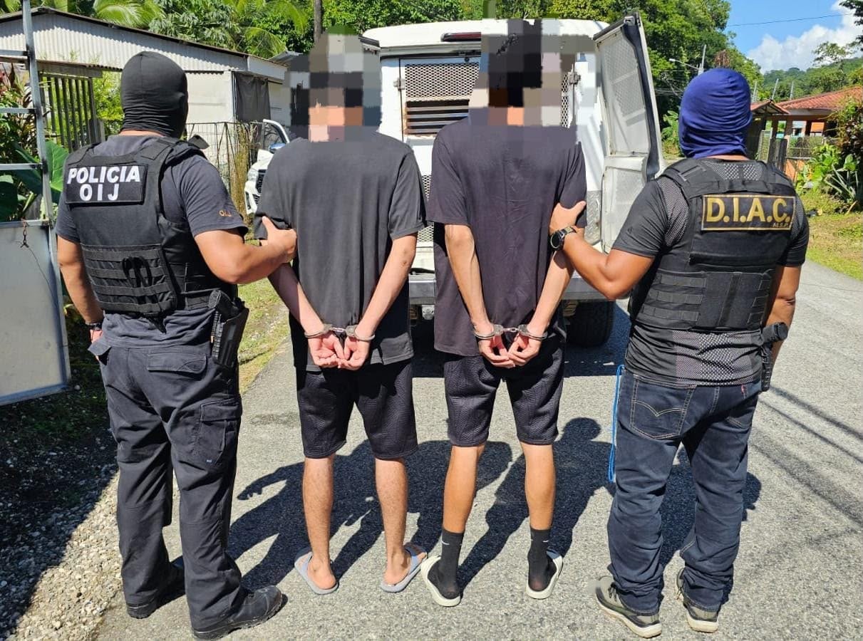 Los sospechosos de un homicidio en Golfito fueron detenidos