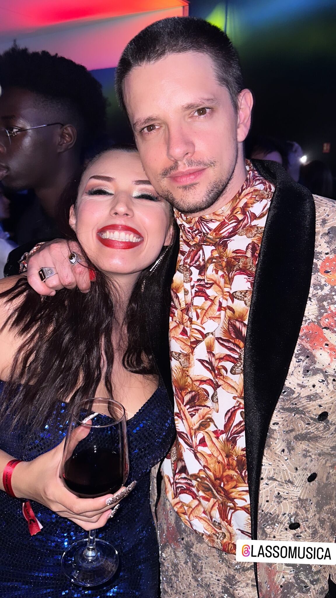 Cantante Niah en los Grammy Latino.