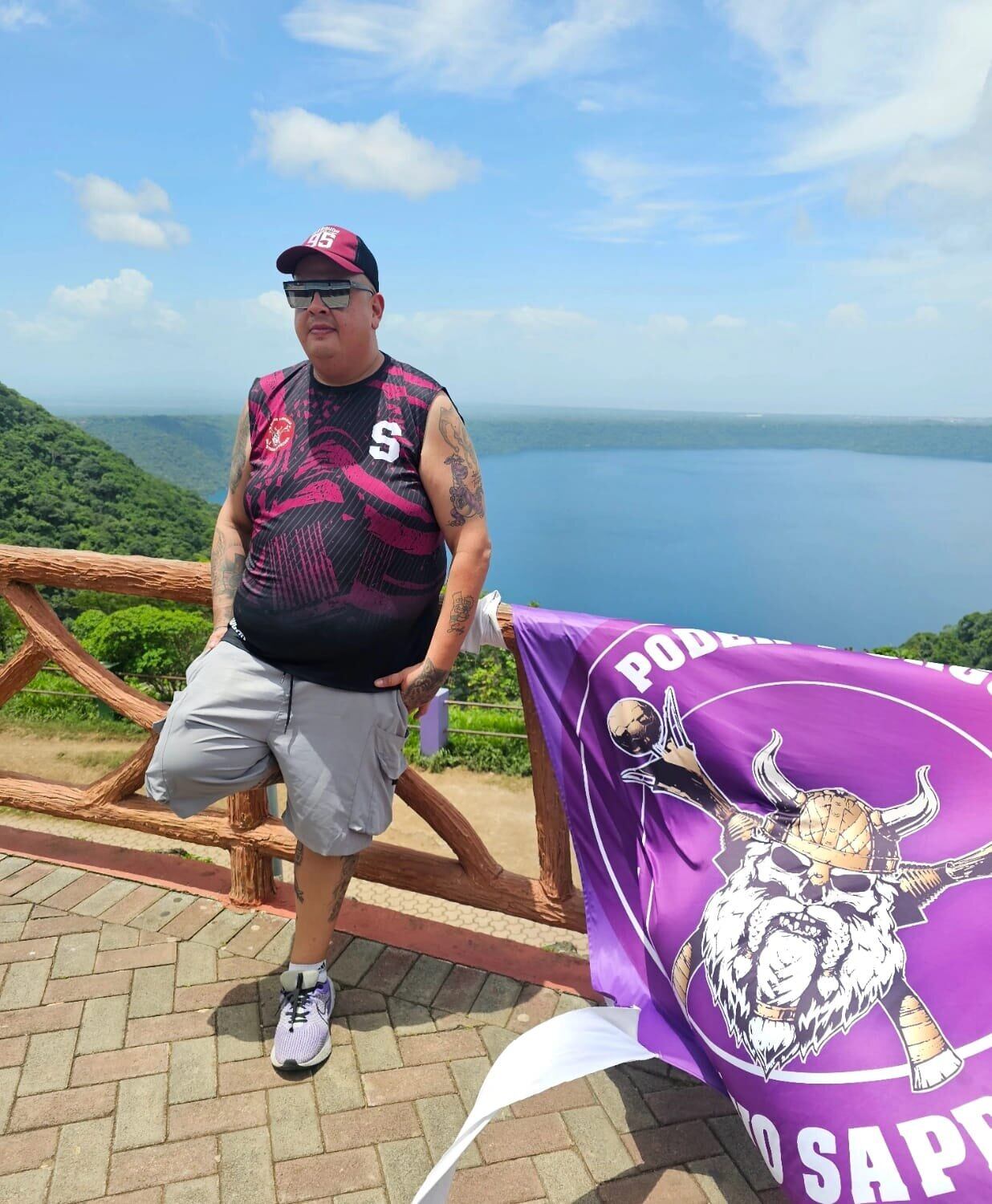 Jesús Fallas es el líder de la peña "Poder y Orgullo". Foto: Cortesía.