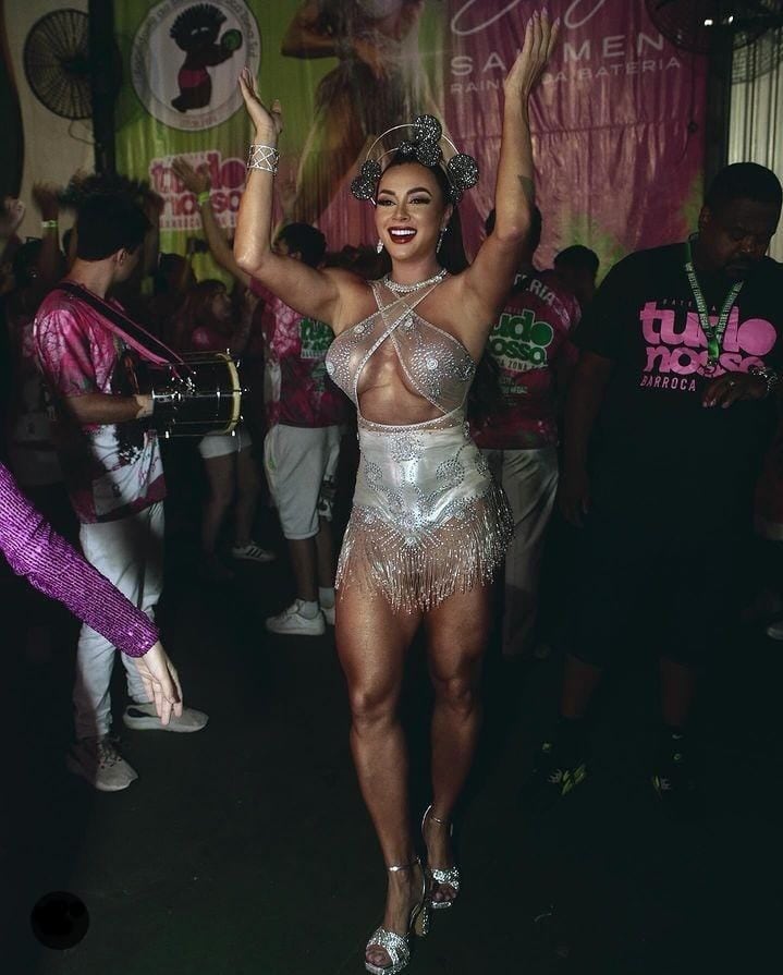 Juju Salimeni es la reina de los Caranavales de Rio