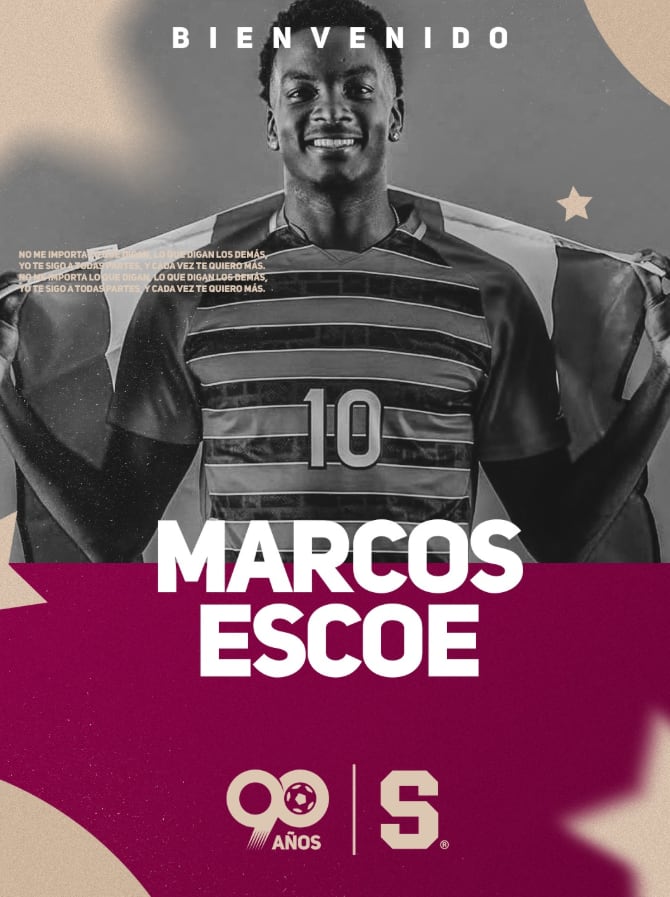 Marcos Escoe es el nuevo jugador del Deportivo Saprissa. Prensa Saprissa.