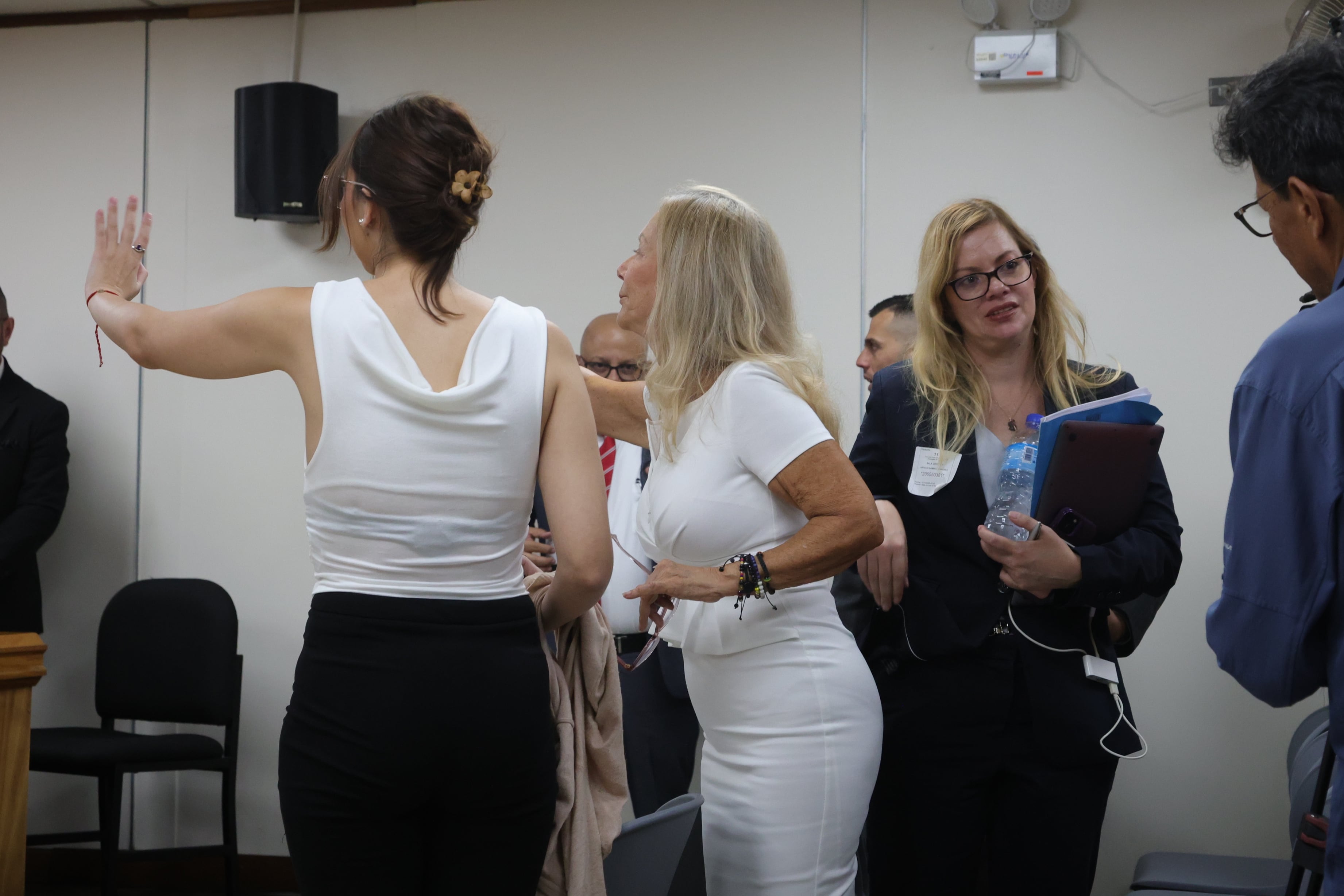 07/10/2025/ Nuevo juicio contra Celso Gamboa Sánchez y el ex director de la Policía de Control Fiscal, Irving Malespín Muñoz, por el presunto delito de fabricación y uso de documento falso en los tribunales de San José / Foto John Durán