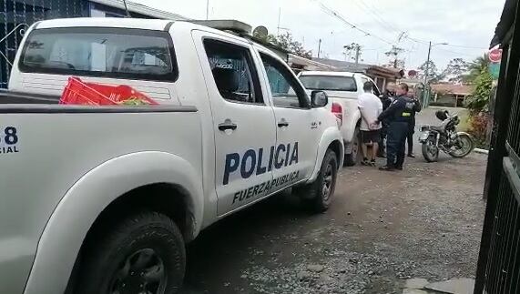 Homicidio en Pococí. Foto cortesía.