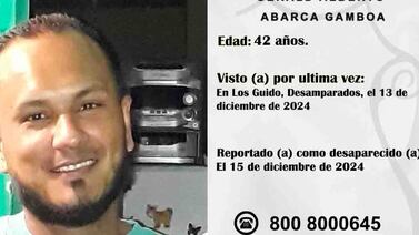 Familia de mecánico vive angustia tras su misteriosa desaparición