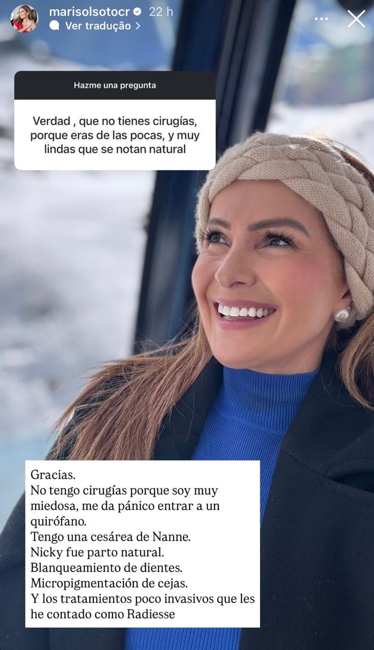 Marisol Soto no tuvo de otra más que responder a la seguidora que “sin culpa” la escuchó