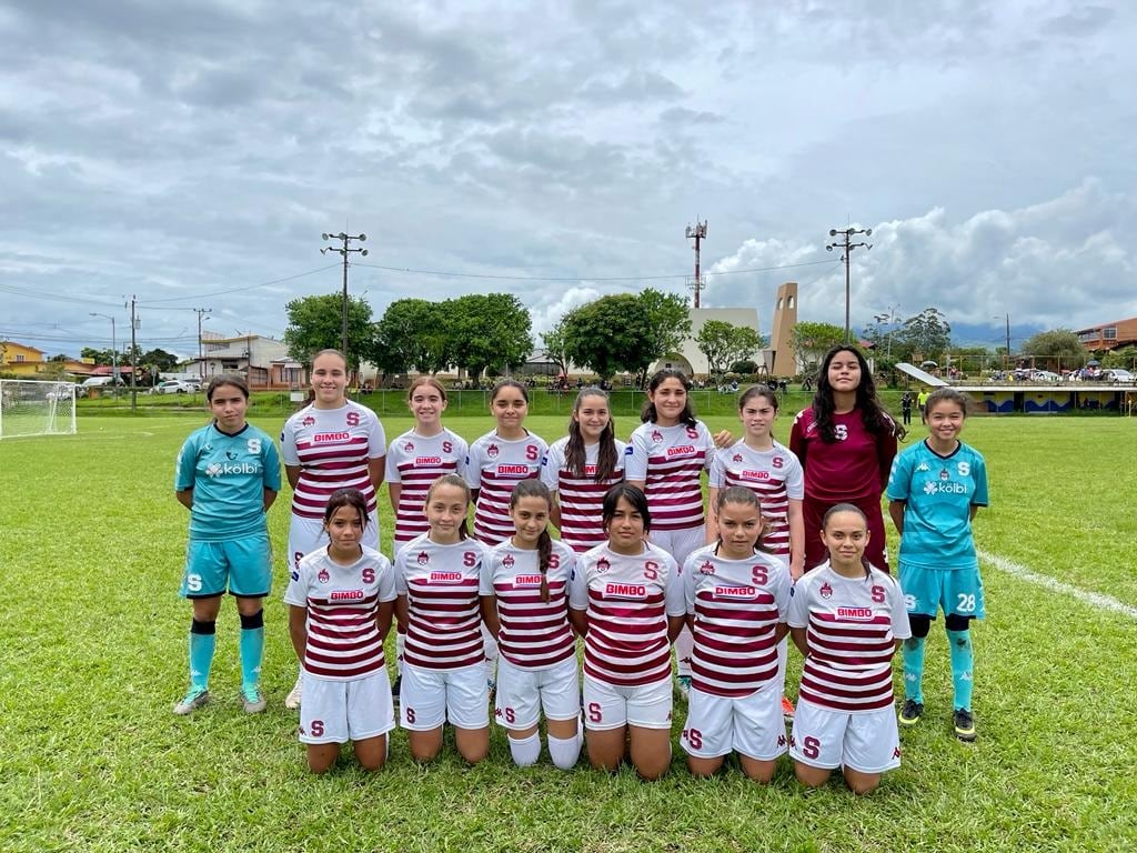 Camila Jara, jugadora del Saprissa u-13. Cortesía.