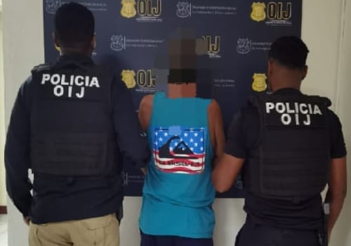 Un hombre fue detenido como sospechoso de trata de personas en Cóbano. Foto: OIJ