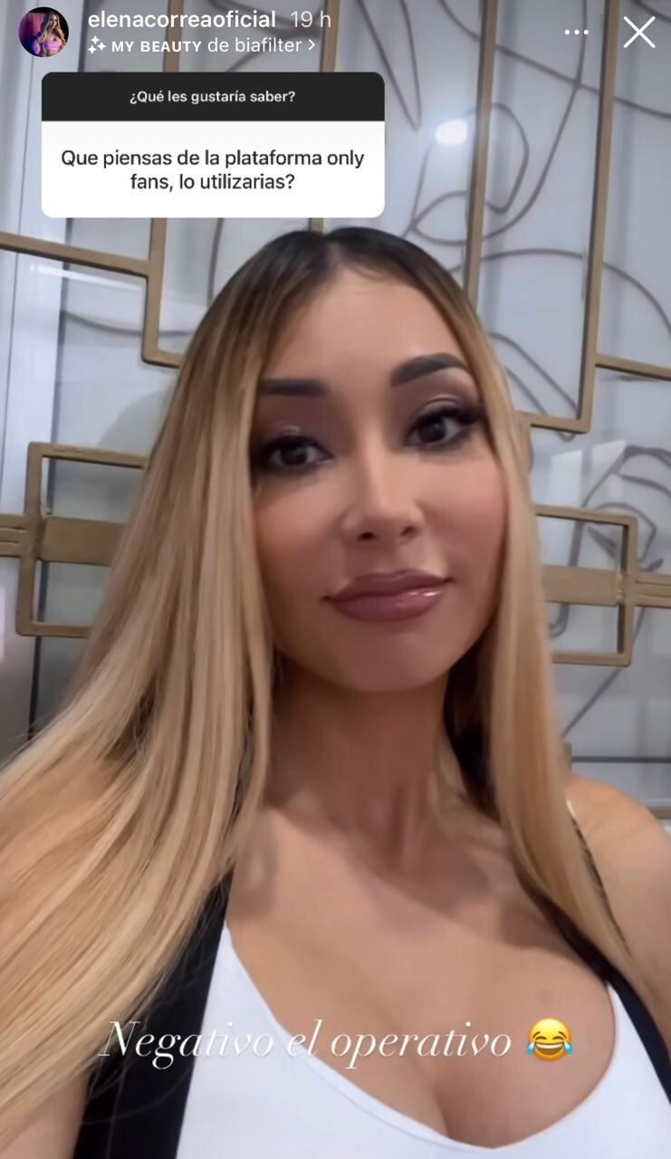 Elena Correa, cantante, modelo y exreina de belleza