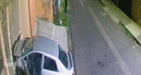 Una cámara grabó cuando el sospechoso se dio a la fuga. Foto Facebook Concepción Distrito