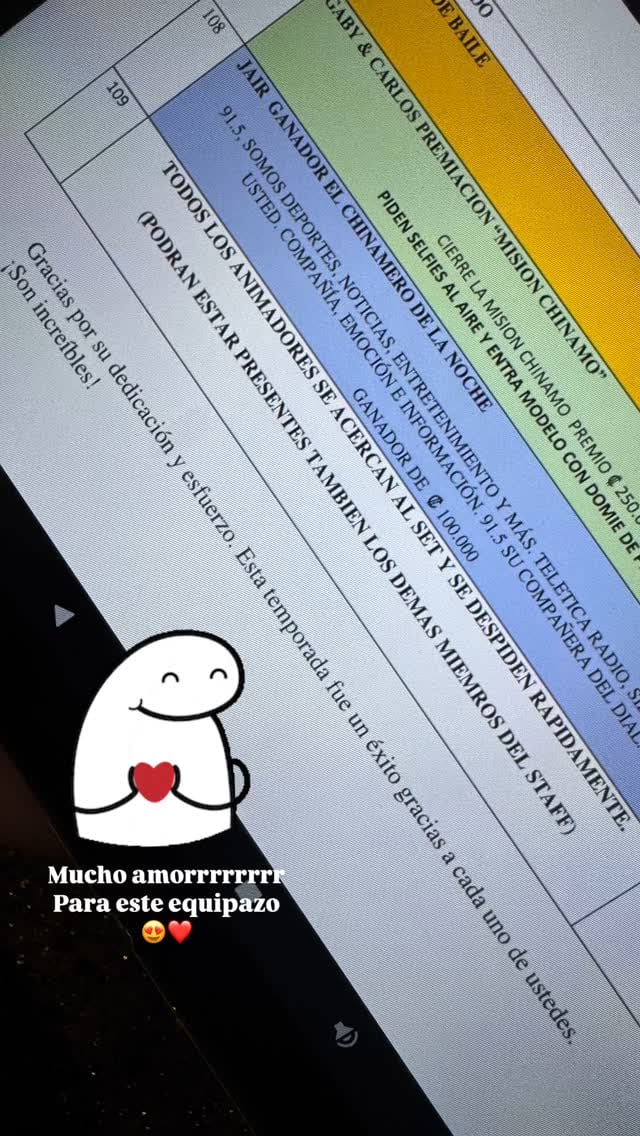 Keyla Sánchez sale una vez más de canal 7.