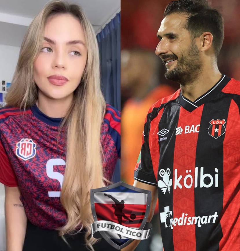 Sophia Umaña y Celso Borges.