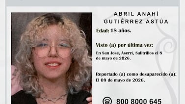 OIJ busca a joven de 18 años desaparecida en Aserrí