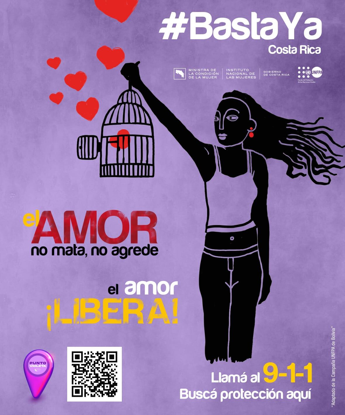 Este viernes 17 de mayo se lanzó la campaña “Basta ya” que busca informar sobre la prevención de la violencia contra las mujeres.