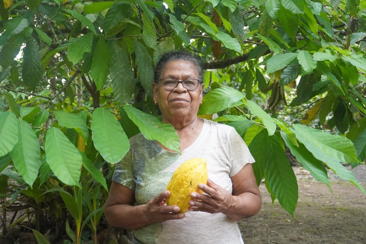 Vicenta González, agricultora de Villa Hermosa de San José de Upala.