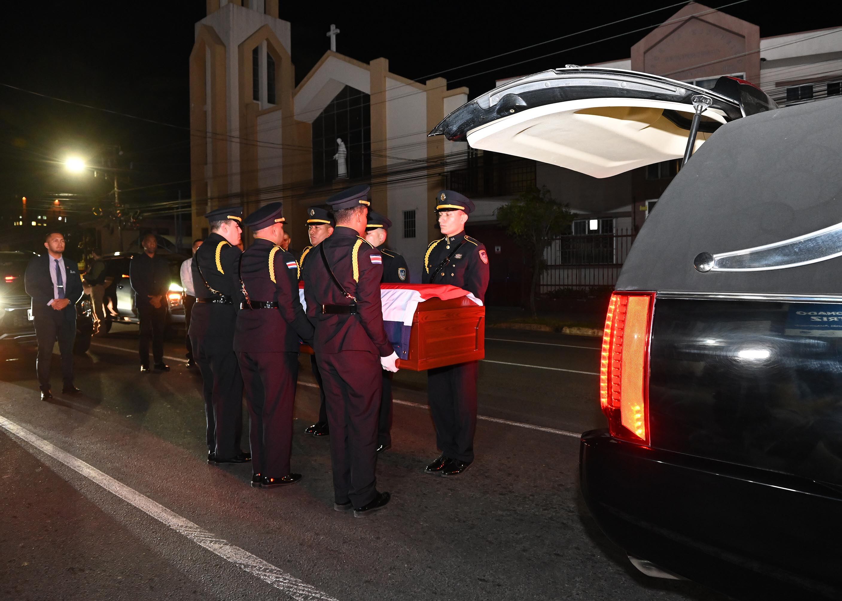 Funeral de Geiner Zamora, oficial del OIJ.