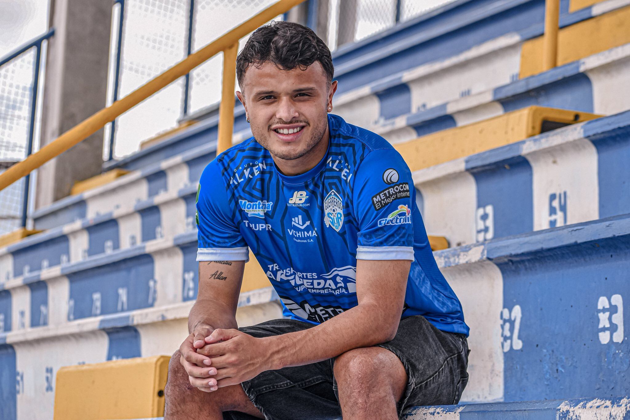 Fabricio Alemán, exjugador del Saprissa se incorporó a Pérez Zeledón para el Apertura 2025. Prensa PZ.