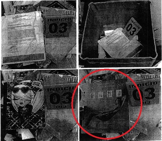 Buzano guardaba el libro junto a varias pertenencias de Nadia en una caja de cartón.