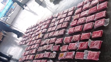 Detienen a dos policías y un conductor tras hallar 160 kilos de cocaína ocultos en cabezal
