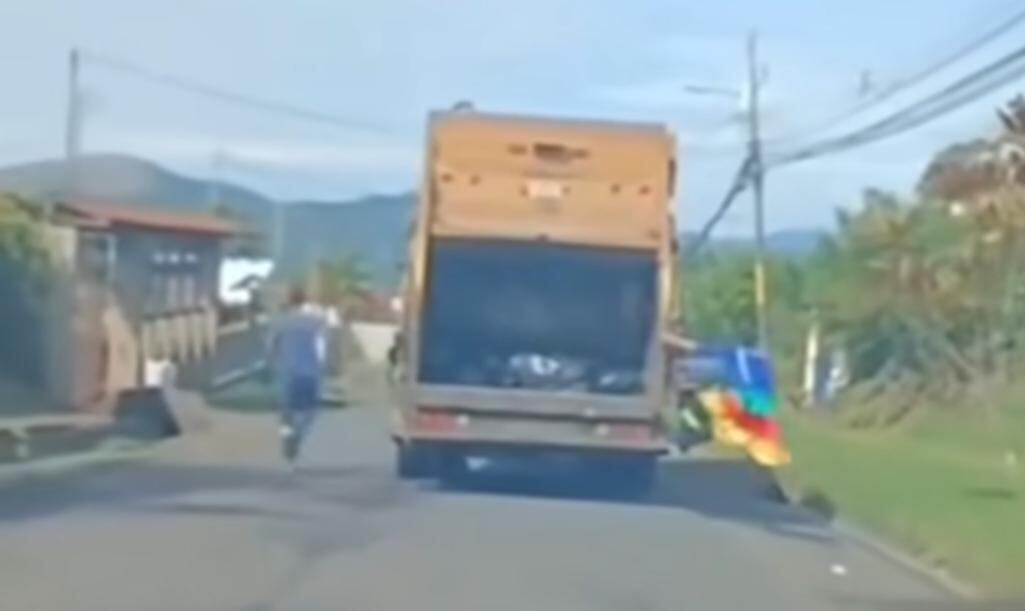 recolector de basura viral