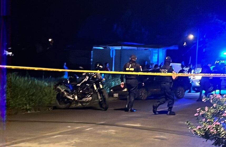 Doble homicidio en Los Lirios de Limón. Foto cortesía.