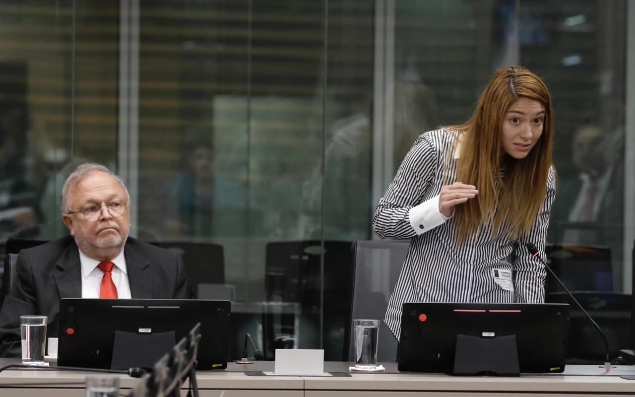 Comparecencia de Sofía Agüero