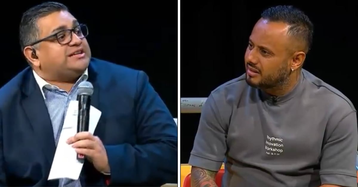 Christian Sandoval y Allan Alemán, dos de los participantes de 'La Platea' que terminaron a los gritos.