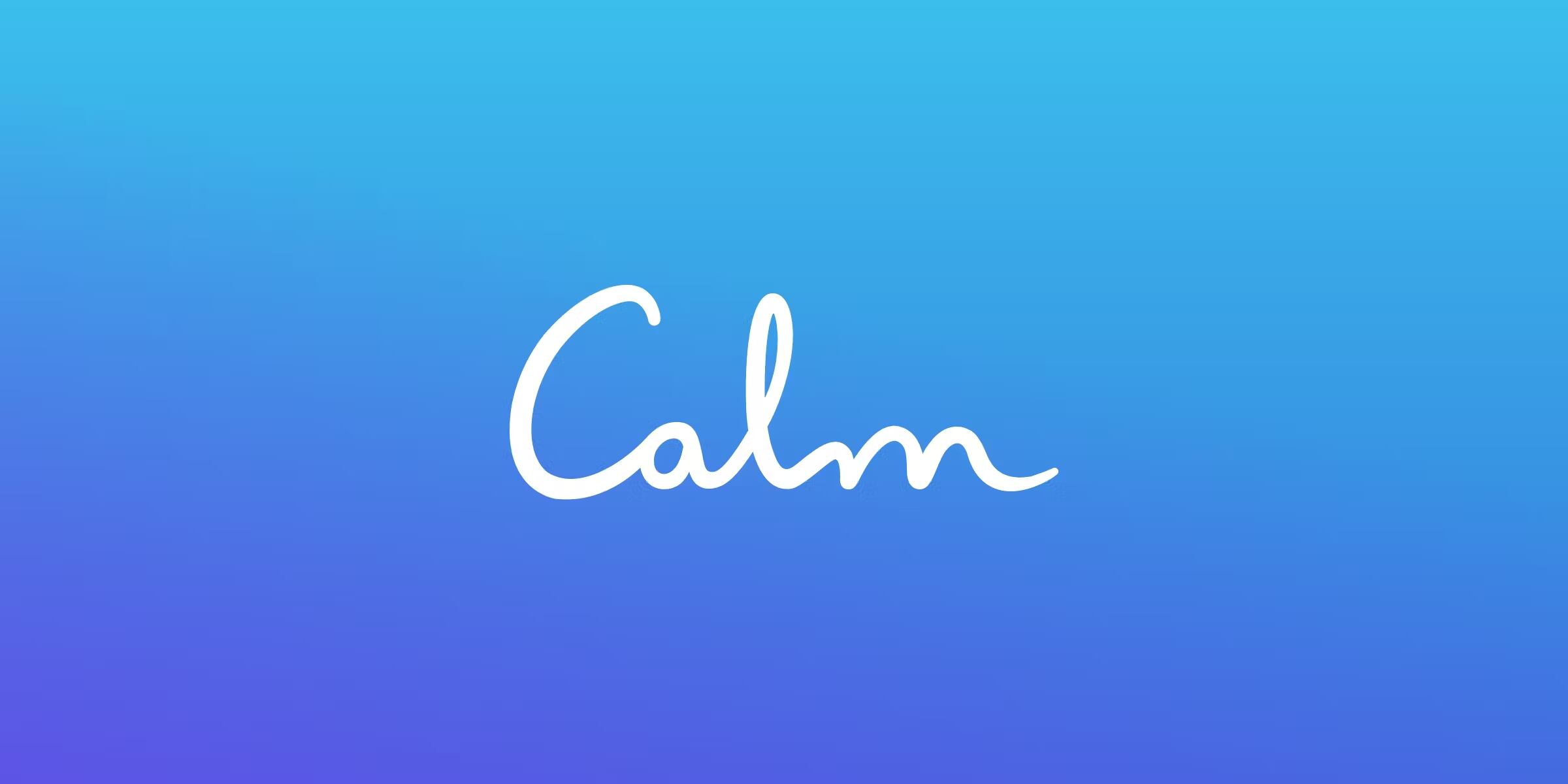 Calm es una de las aplicaciones contra la ansiedad más populares del mundo.