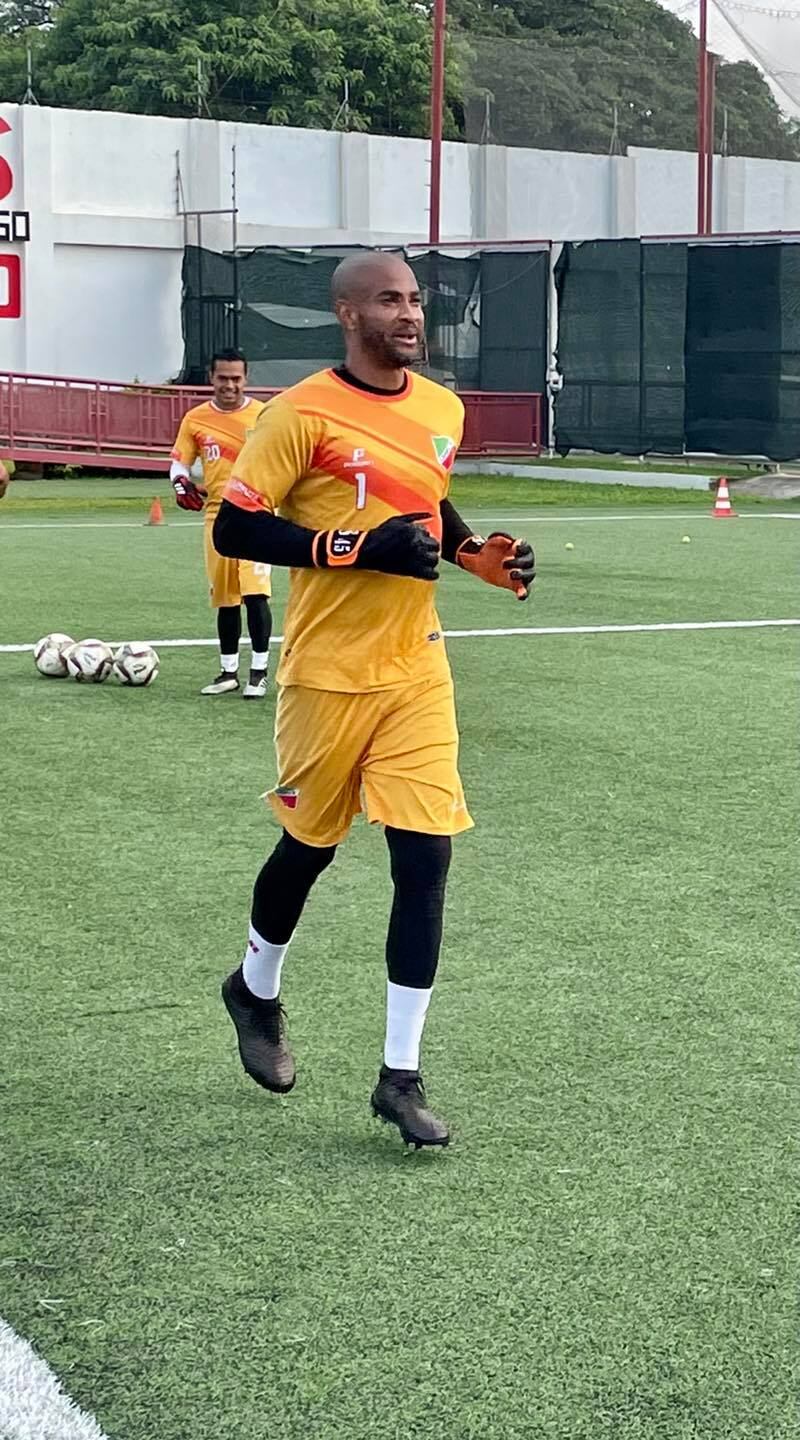 Patrick Pemberton, nuevo portero de Carmelita. Facebook.