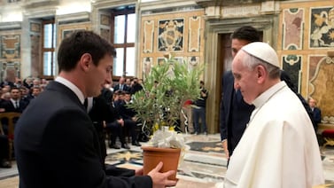 El papa Francisco compartió con grandes figuras del deporte mundial