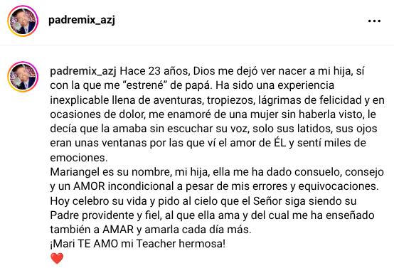 Andrés Zamora, el Padre Mix