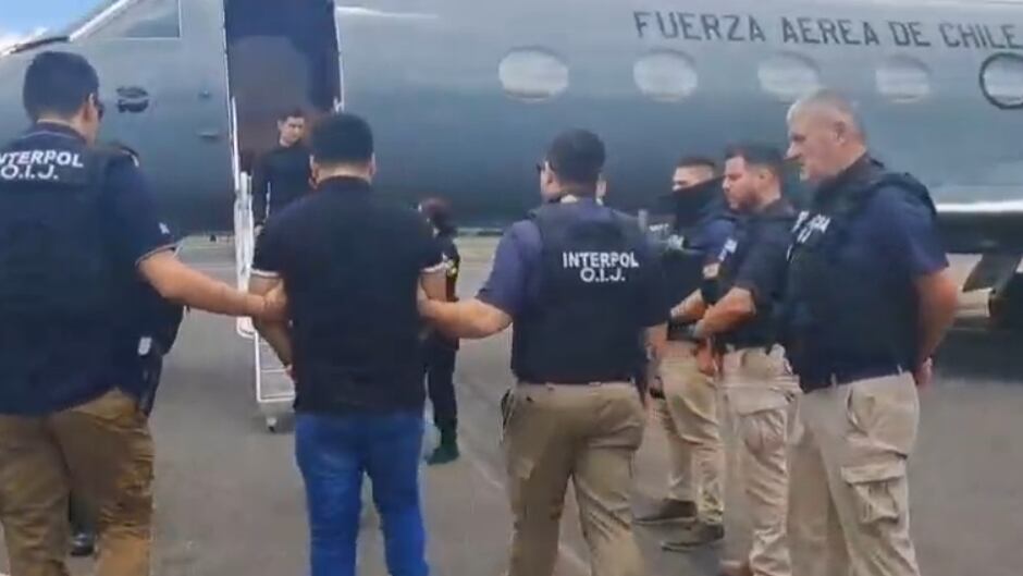 Un venezolano identificado como Renzo Espinosa López, alias “El Chucky”, sospechoso de cinco homicidios en Chile, estuvo en Costa Rica y prentendía llegar a Estados Unidos. Foto: Captura de video OIJ