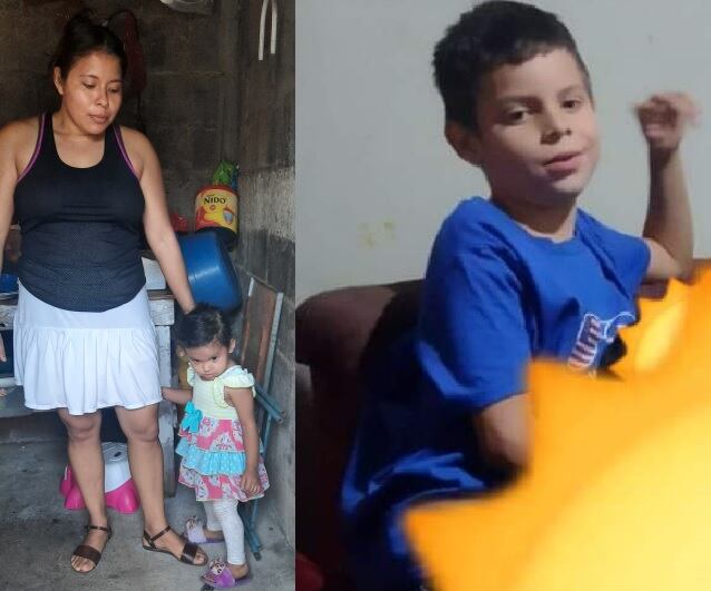 FELICIANA SUAZO GARCÍA de 30 años y a sus hijos MATEO SUAZO GARCÍA de 08 años y a FRANYELY MÉNDEZ SUAZO de 03 años