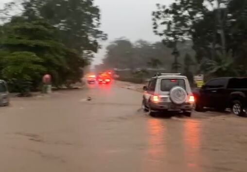 Las lluvias han golpeado a San Carlos con fuerza este miércoles.