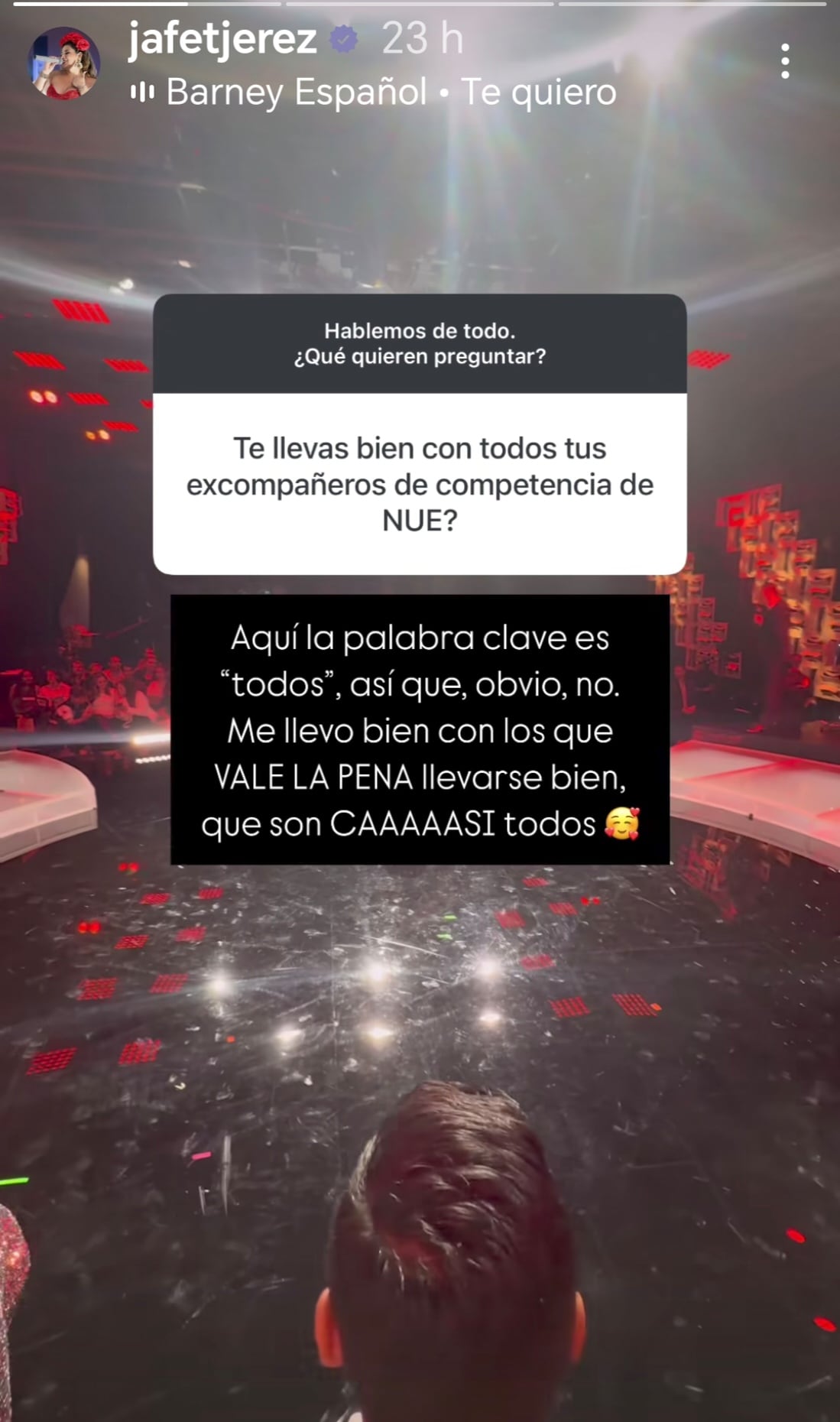 Jafet Jerez, participante de Nace una estrella