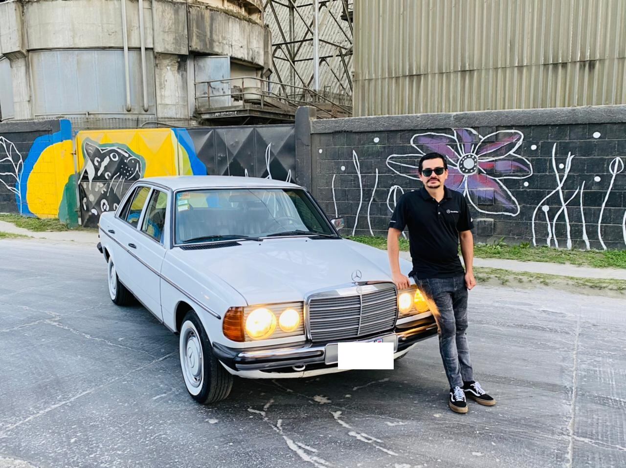 Wagner Campos es el dueño del Mercedes. Cortesía.