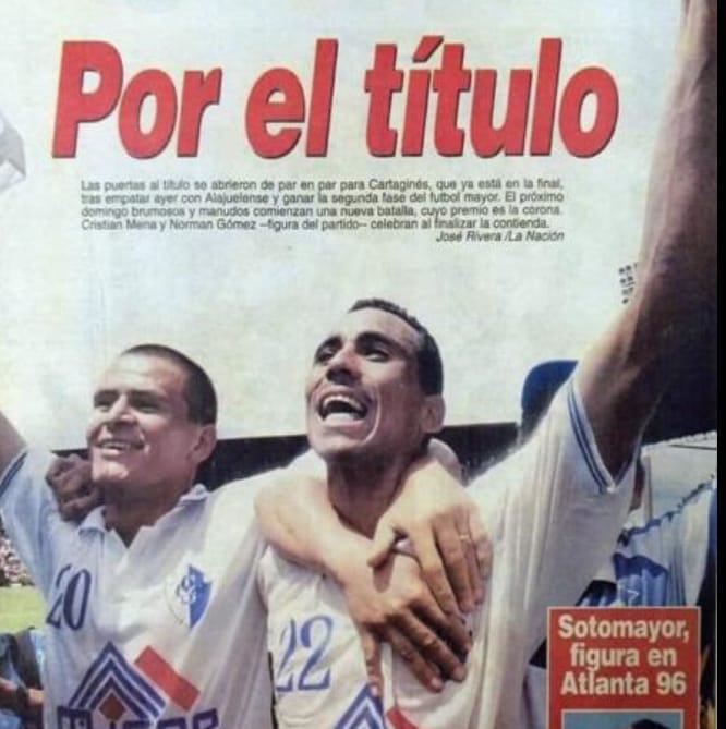 Norman Gómez, Cartaginés, final segunda fase 95-96