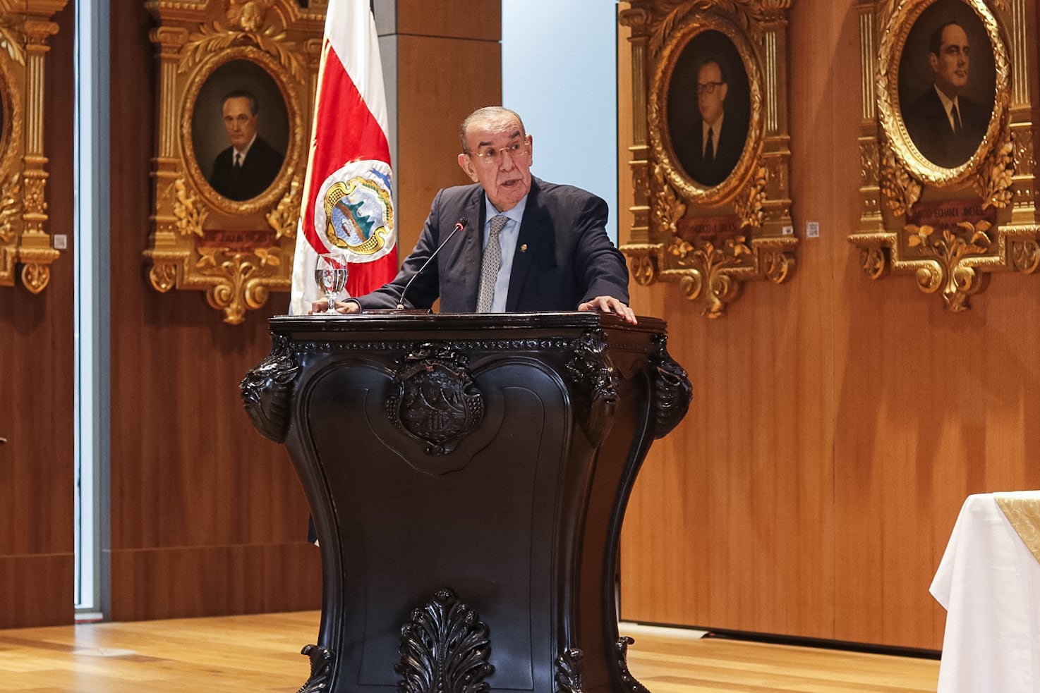 30/09/2024. Presentación del presupuesto ordinario de 2025. Asamblea Legislativa, San José. Fotografía: Lilly Arce. En la fotografía: Rodrigo Arias, Nogui Acosta, Paulina Ramírez,.