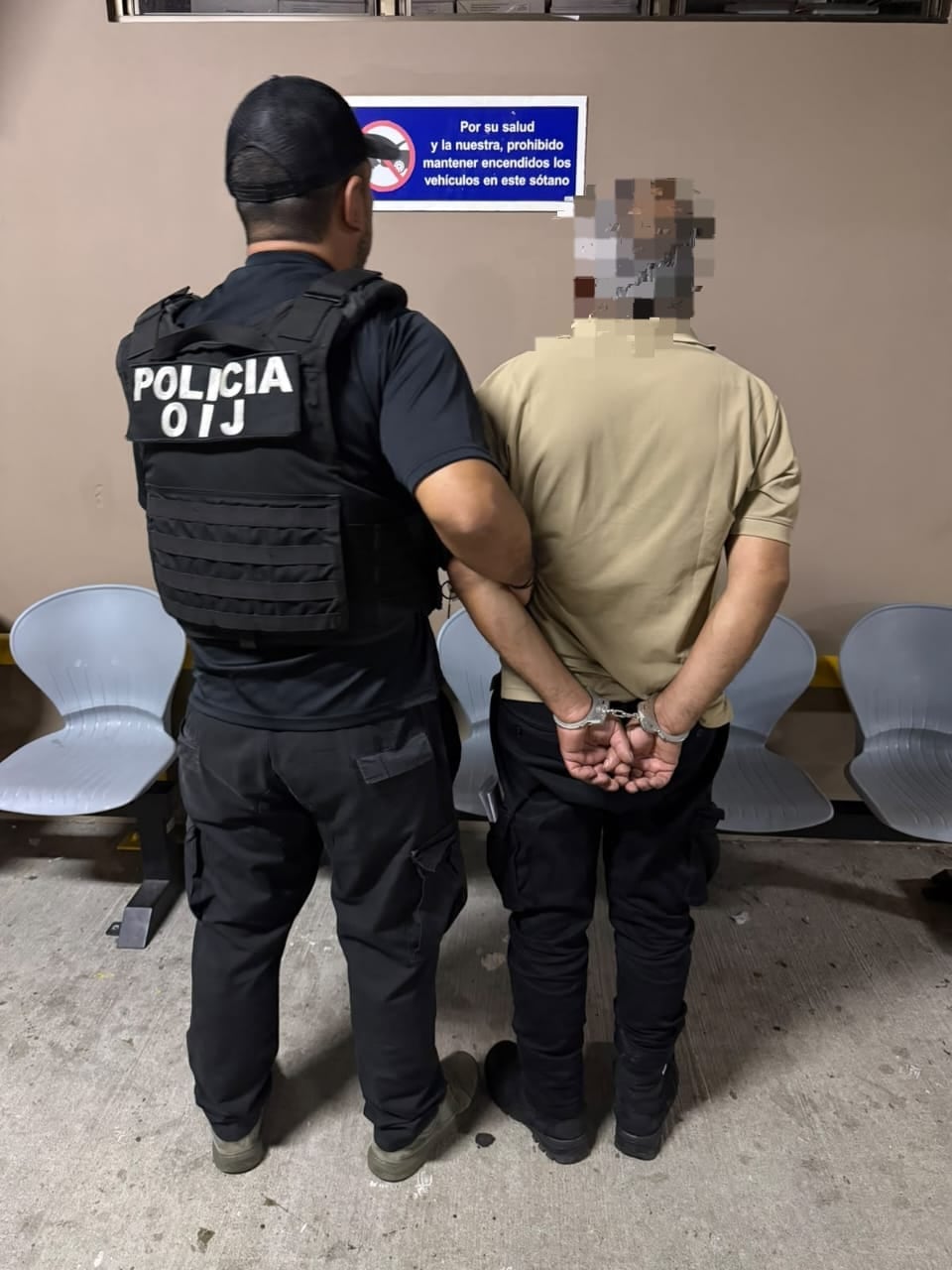 Castro fue detenido en Vásquez de Coronado. Foto OIJ