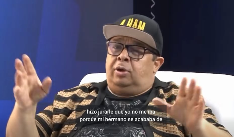 Alex Costa en el programa "Casual con Tavo López"