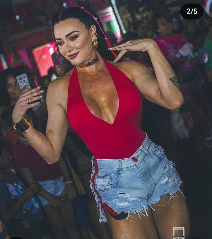 Juju Salimeni es la reina de los Caranavales de Rio