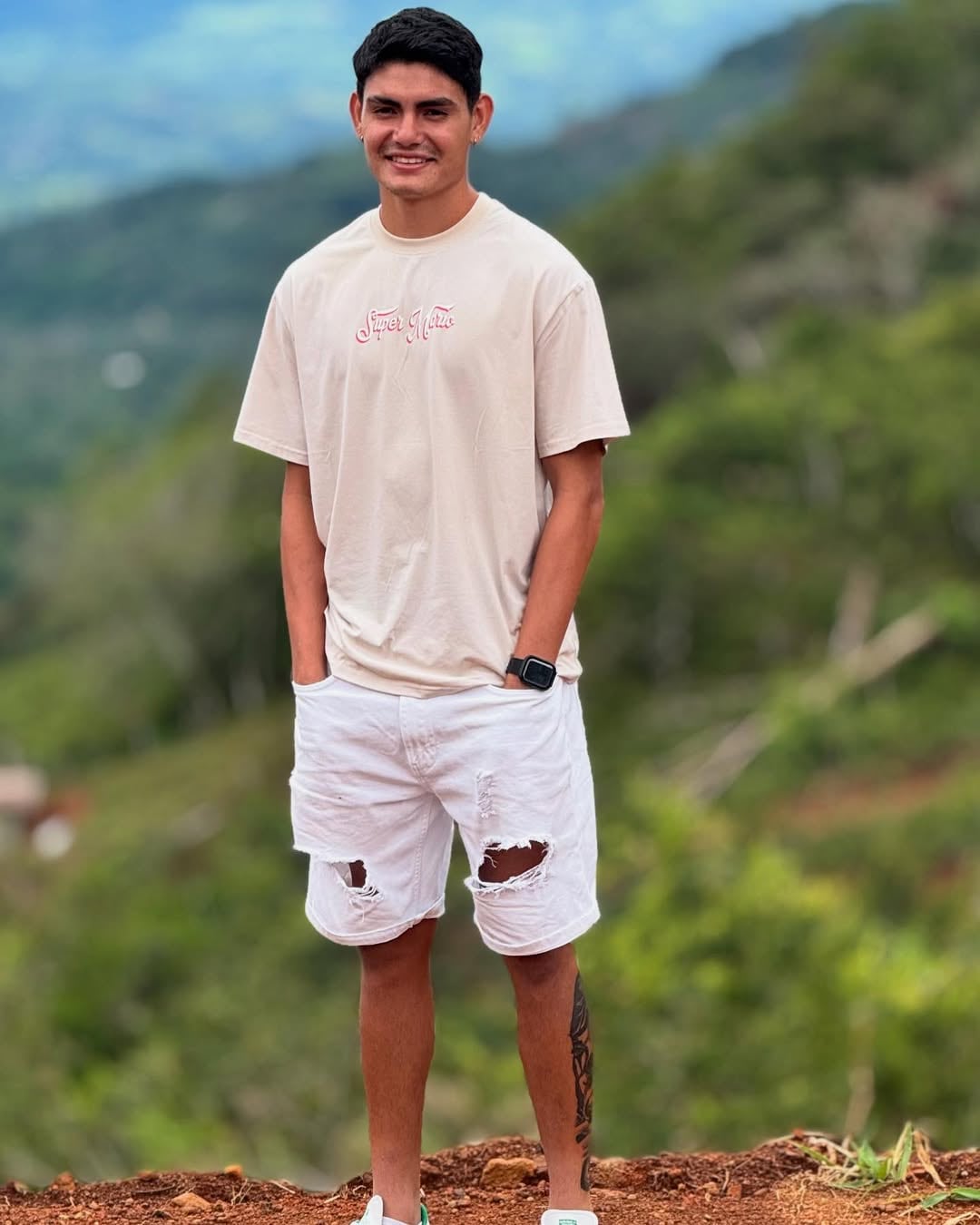 Eder Navas, hermano menor de Keylor Navas jugó en Quepos Cambute, el torneo pasado. Instagram Eder Navas.